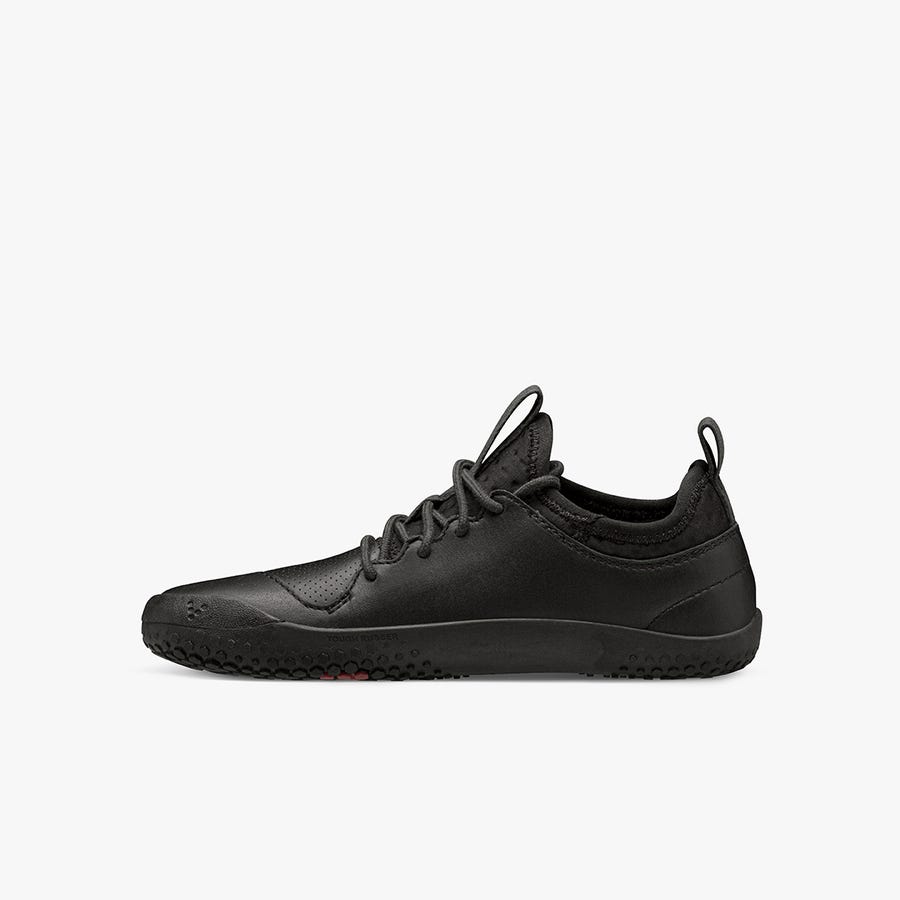 Black Kids' Vivobarefoot Primus School II Juniors Casual Shoes | Philippines 0236WNBY